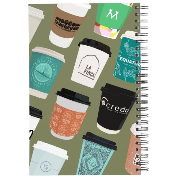 Carnet de notes de café