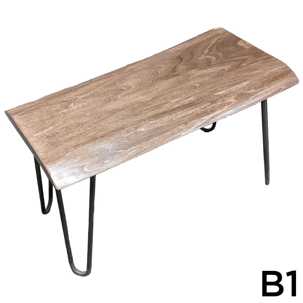 Live Edge Butternut Coffee Table (B1) - 28"L x 14"W (Final Sale)
