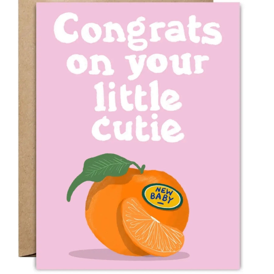 Congrats On Your Little Cutie Card