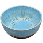 Copper Waterfall Stoneware Serving Bowl