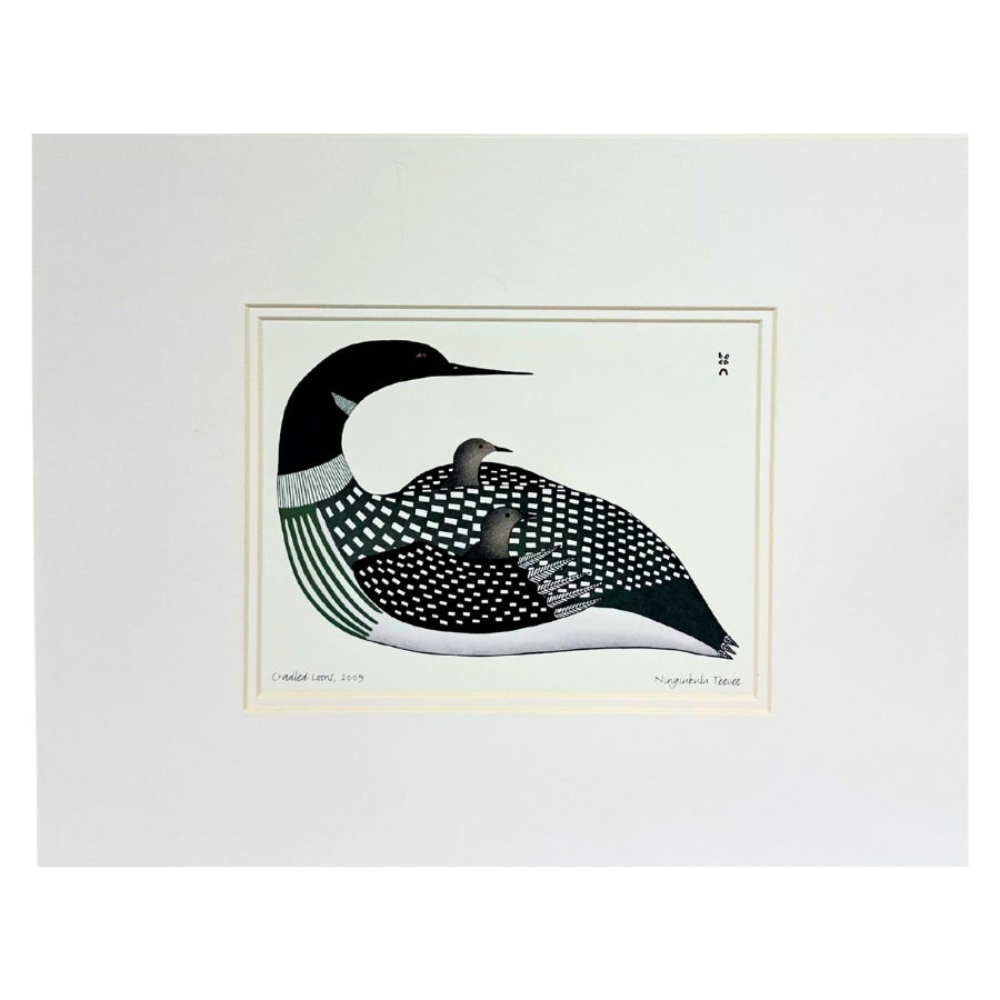 Cradled Loons Print (6" x 9"/11"x14")