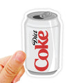 Autocollant pour canette de cola light croustillant