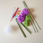 Crochet Flower DIY Kit - Thistle