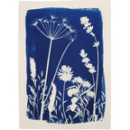 Cyanotype Art Print - Meadow (5" x 7")