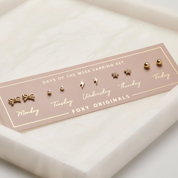 Days Of The Week Earring Set