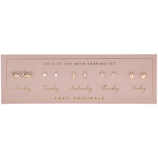 Days Of The Week Earring Set