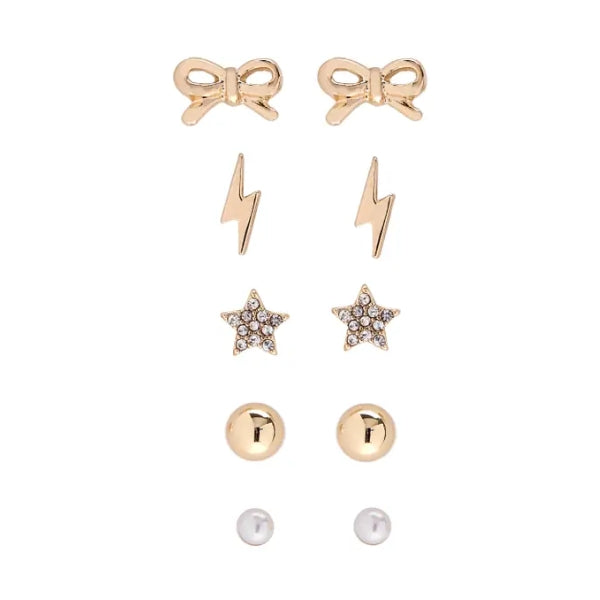 Ensemble de boucles d'oreilles Jours de la semaine