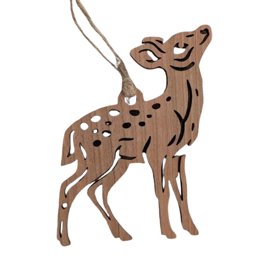 Deer Wood Ornament