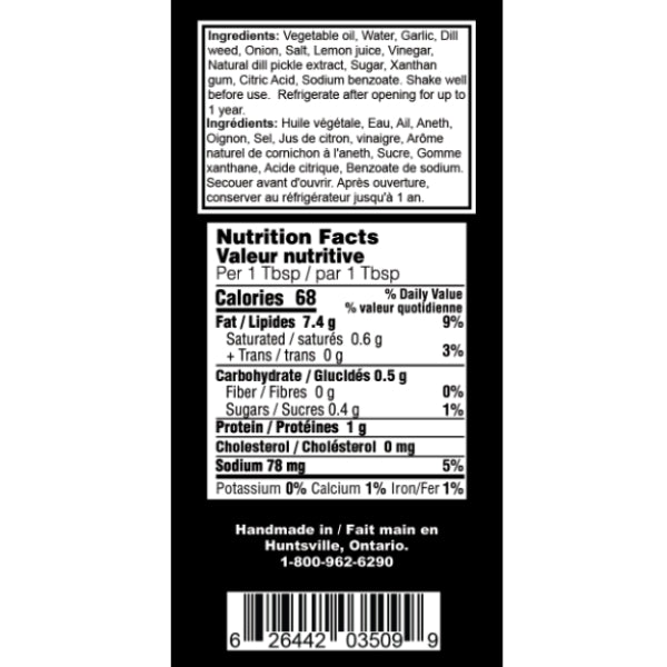 Aïoli aux cornichons à l'aneth