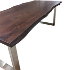Live Edge Ash Dining Table (A0) - 81" L x 38" W (Final Sale)