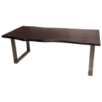 Live Edge Ash Dining Table (A0) - 81" L x 38" W (Final Sale)