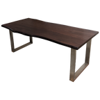 Live Edge Ash Dining Table (A0) - 81" L x 38" W (Final Sale)