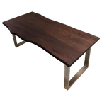 Live Edge Ash Dining Table (A0) - 81" L x 38" W (Final Sale)