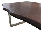 Live Edge Ash Dining Table (A0) - 81" L x 38" W (Final Sale)