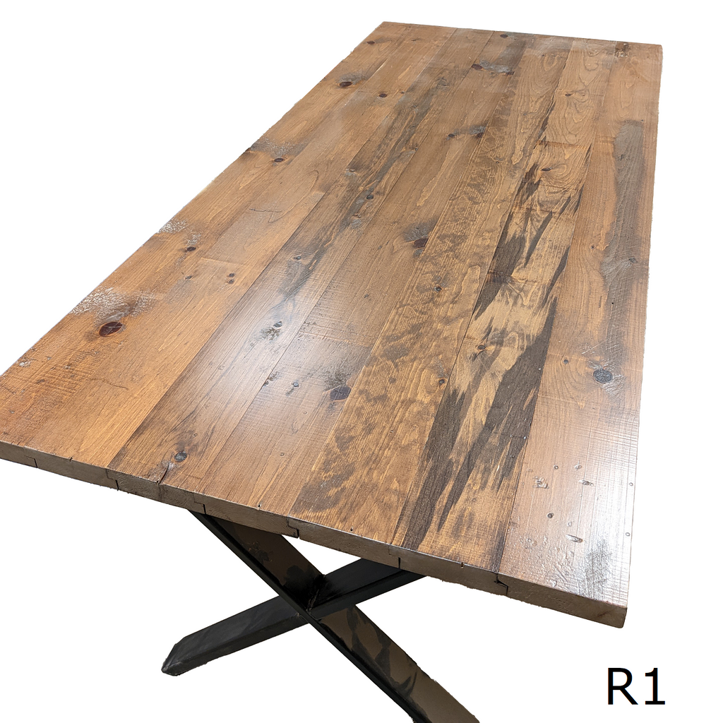 Rustic Pine Dining Table (R1) - 83" L x 38" W (Final Sale)
