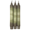 Lot de 3 bougies Dip Dye - Camouflage