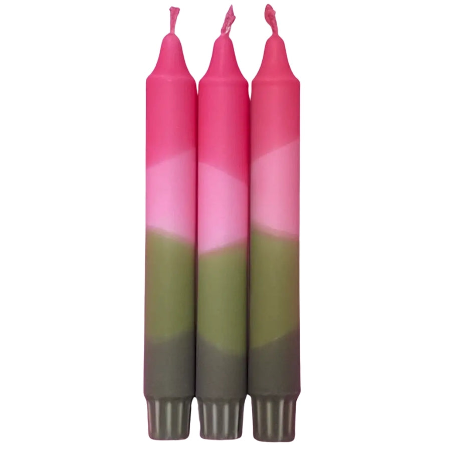 Dip Dye Candle Set/3 - Enchanted