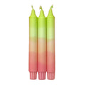 Dip Dye Candle Set/3 - Sorbet