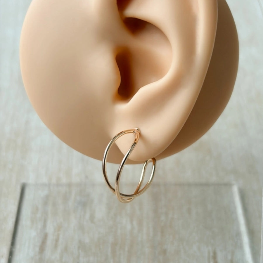 Double Helix Hoops