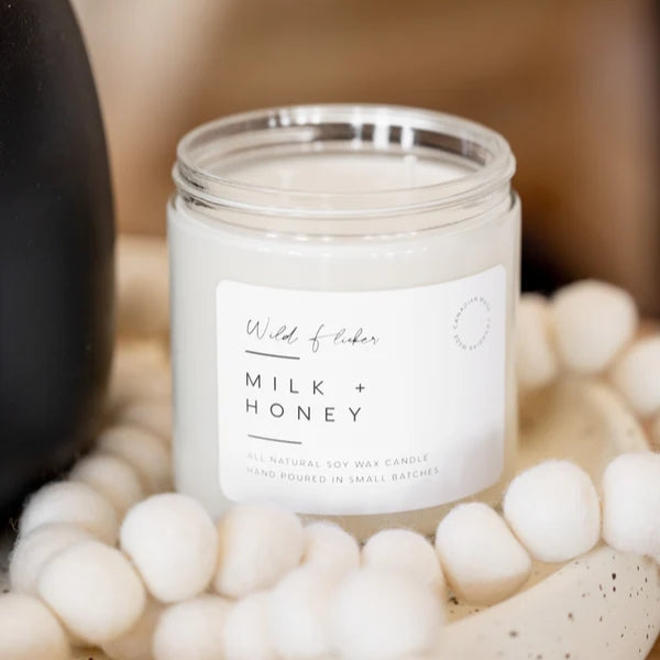 Double Wick Soy Candle - Milk + Honey