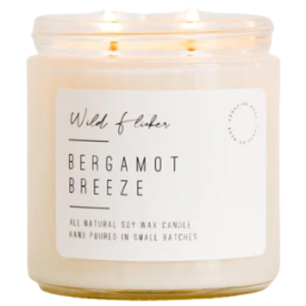 Double Wick Soy Candle - Bergamot Breeze