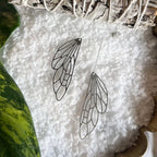 Boucles d'oreilles pendantes Aile de libellule