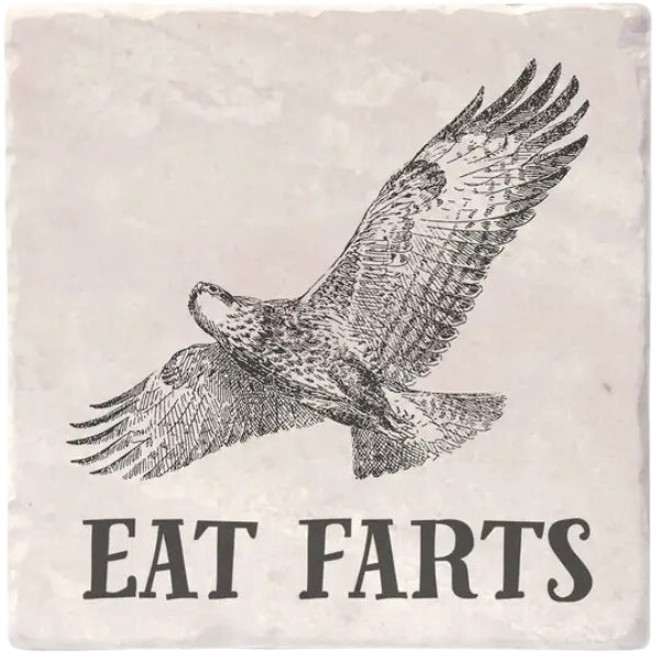 Effin' Birds Coaster - Eat Farts