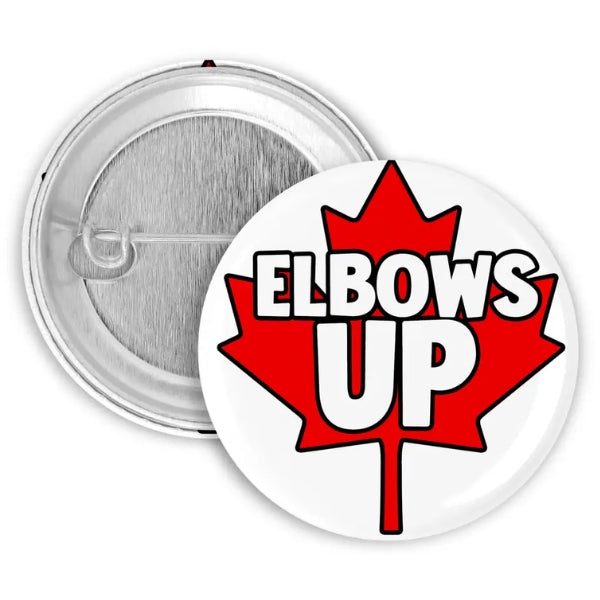 Elbows Up Pin/Button