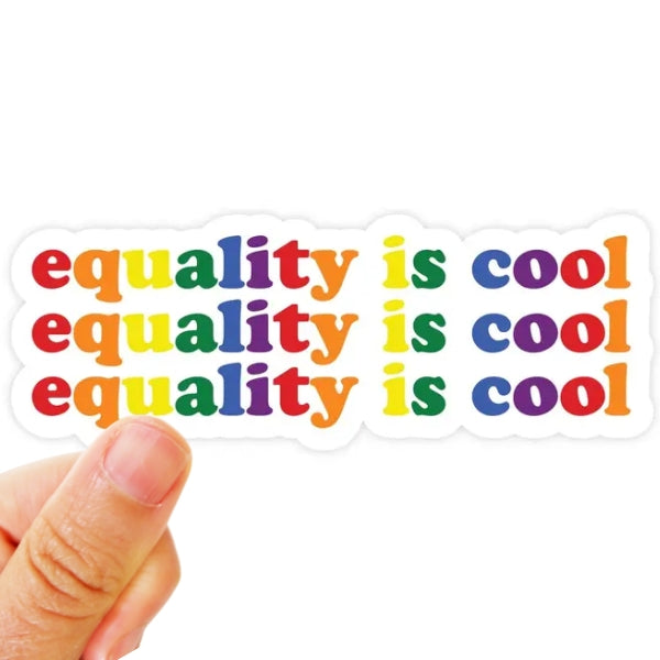 Autocollant « L'égalité, c'est cool »