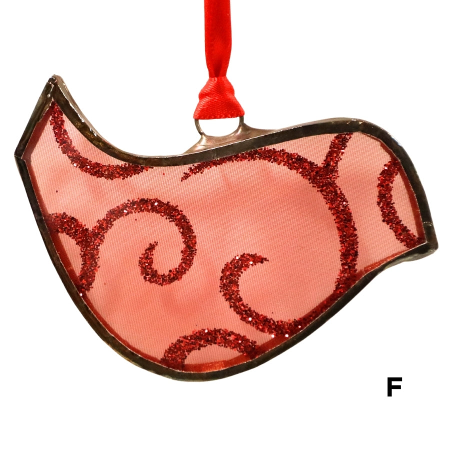 Glass Ornament - Birds