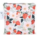 Fabric Snack Bag - Strawberry Patch