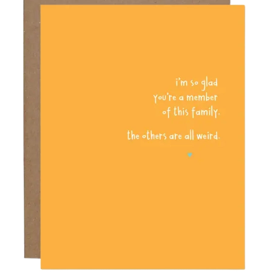 Families Are Weird Card