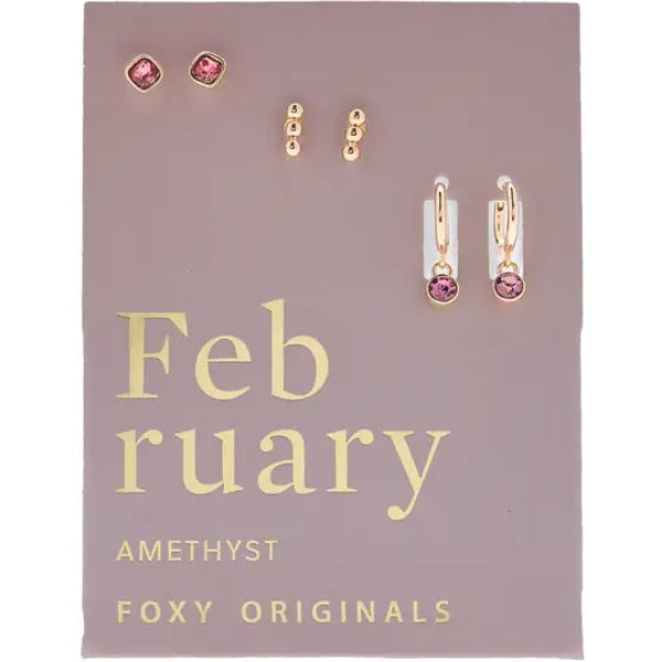 Birthstone Earring Sets