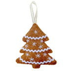 Felt Gingerbread Cookie Ornament - Tree