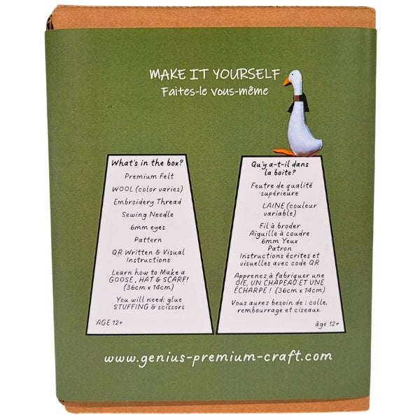 Felt Sewing Kit - Goose