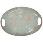 Pottery Platter With Handles