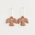 Boucles d'oreilles Oiseaux Folk - Argile