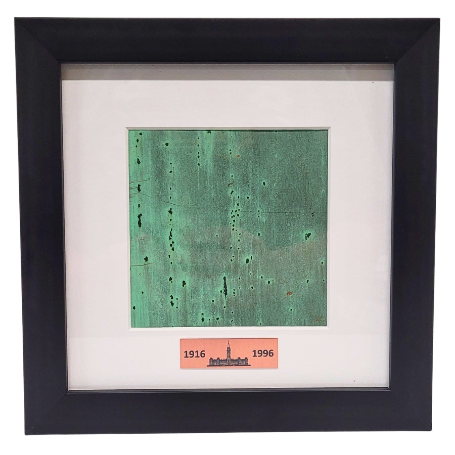 Framed Parliament Copper Piece
