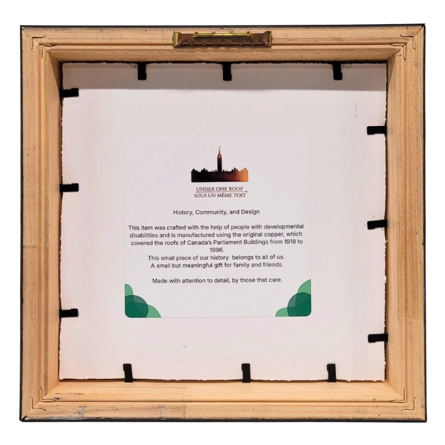 Framed Parliament Copper Piece