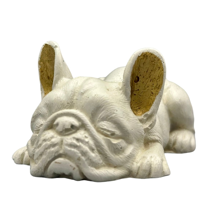 Frenchie Dog Concrete Figurine
