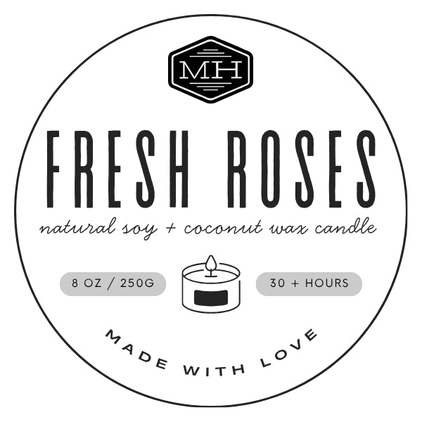 Fresh Roses Candle