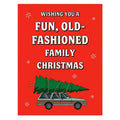 Fun Old-Fashioned Family Christmas Card