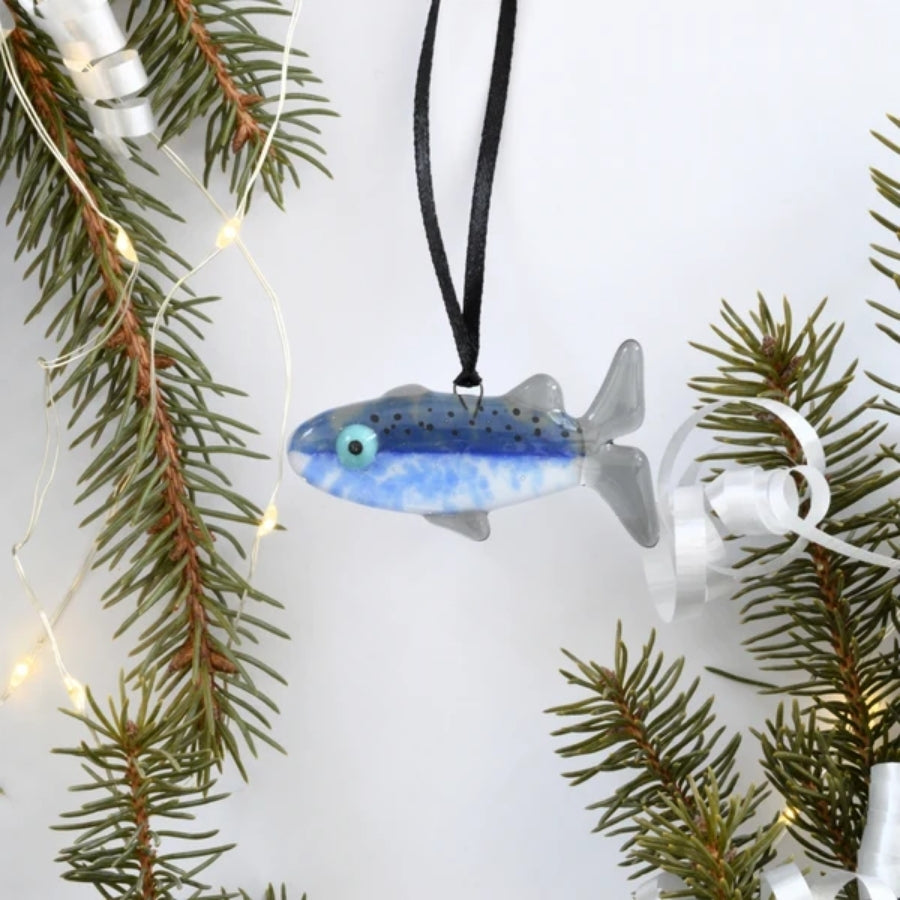 Fused Glass Ornament - Fish