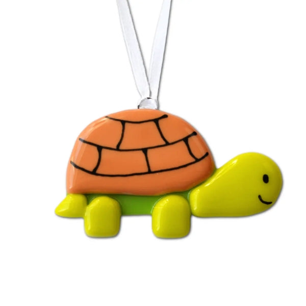 Fused Glass Ornament - Turtle