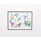 Garden of Hummingbirds Print (6" x 9"/11"x14")