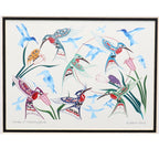 Garden of Hummingbirds Print (6" x 9"/11"x14")