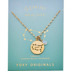 Stargazer Astrology Charm Necklace - Gold