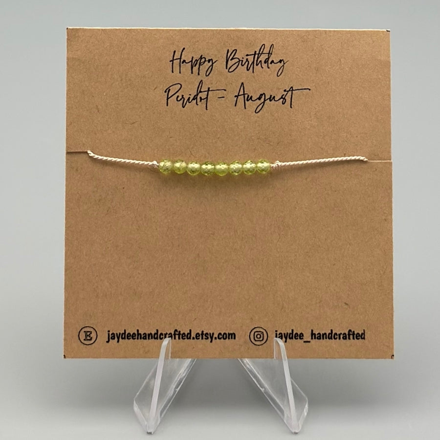 Gemstone Birthstone Bracelets