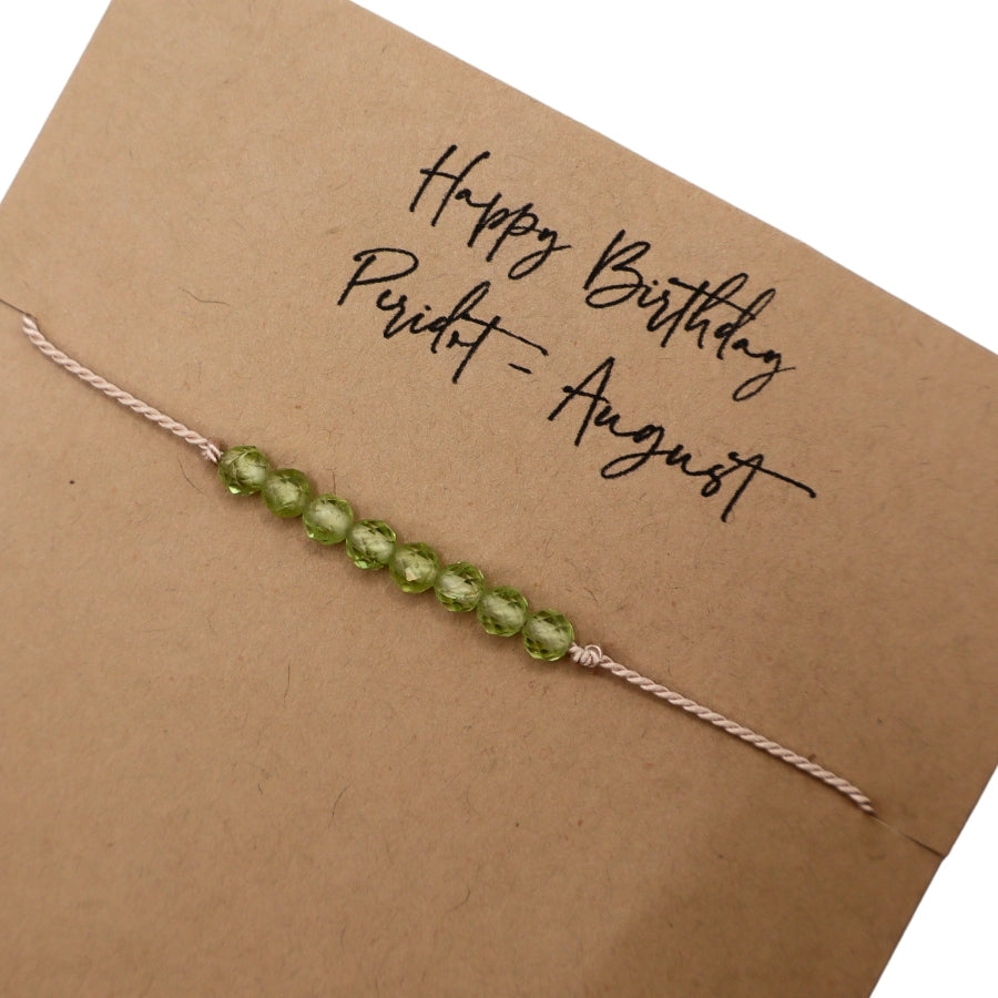Gemstone Birthstone Bracelets