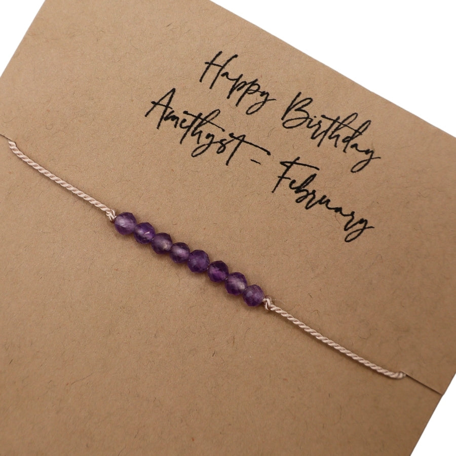 Gemstone Birthstone Bracelets